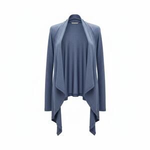 Merrell Cardigan Drape Front Women's Size Small Petite Heather